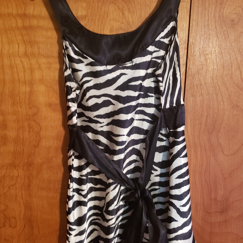 Charlotte Russe Black and White Zebra Print Blouse - Picture 3 of 4